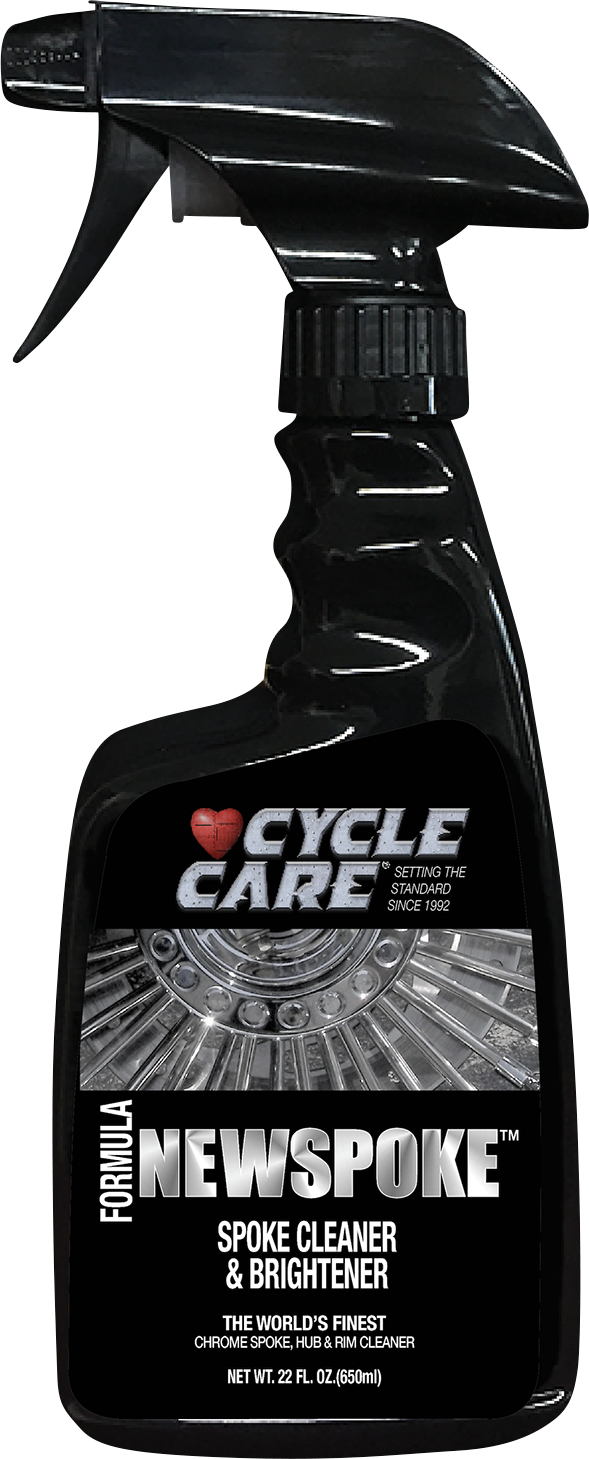 Cycle Care 22 oz New Spoke Motorcycle Spray Rinse Wheel Spoke Cleaner Brightener