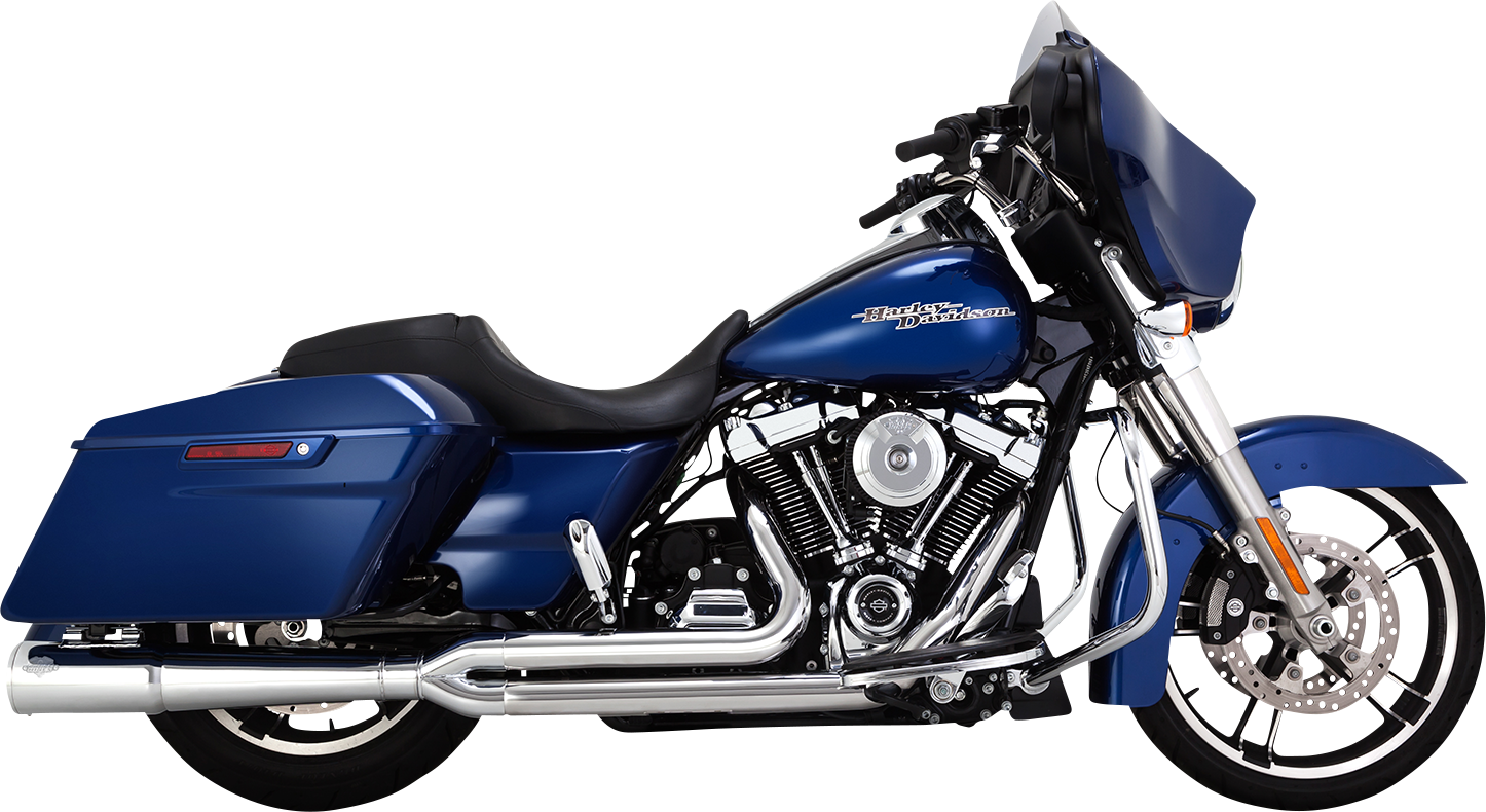 Vance & Hines 2-into-1 Pro Pipe Exhaust System 2017-2022 Harley Touring Models