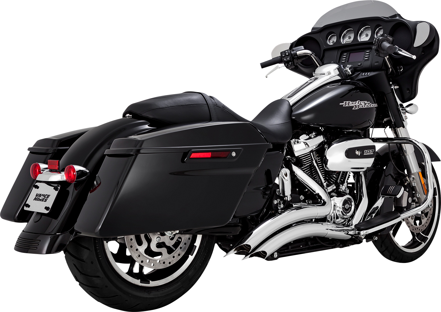 Vance & Hines Big Radius Chrome Exhaust System 2017-2022 Harley Touring Models