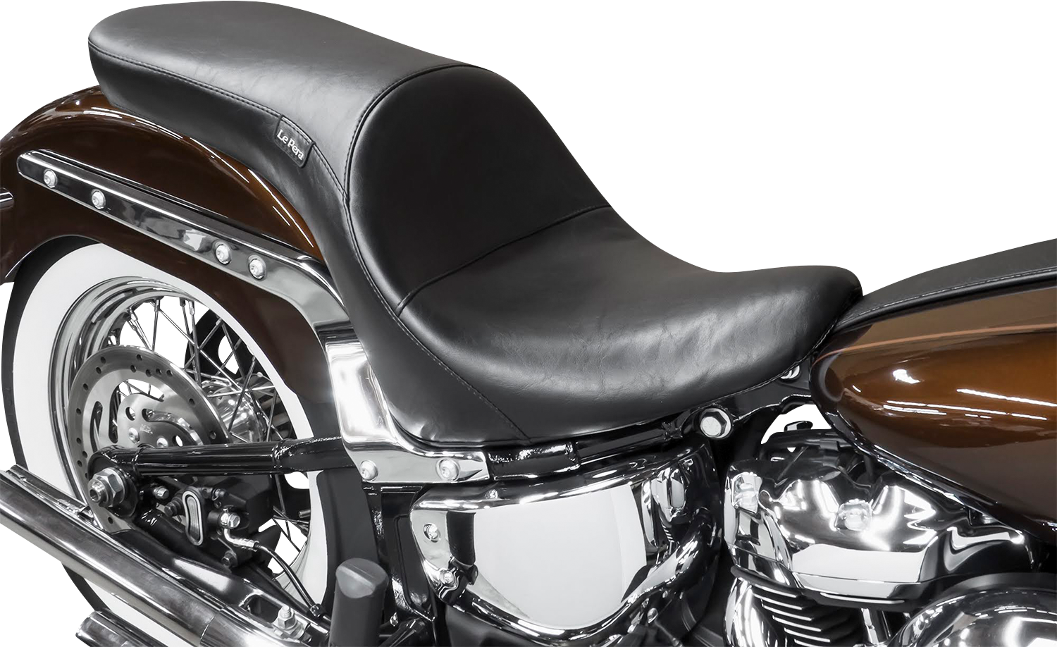 Le Pera Maverick Smooth Seat 2018-2022 Harley Softail Low Rider Sport Glide