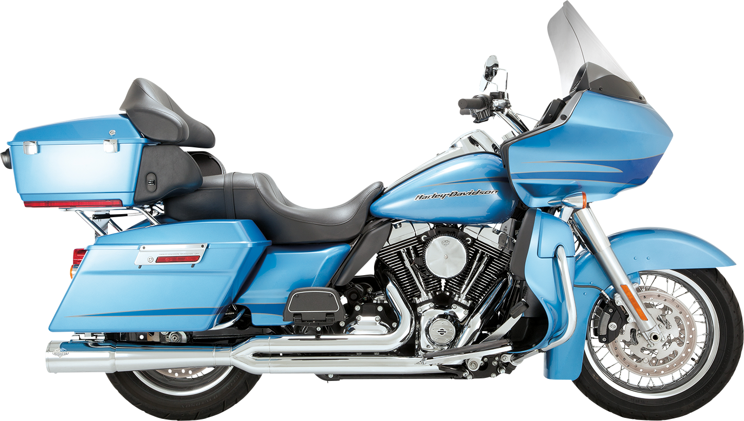Vance & Hines Chrome 2-Into-1 Pro Pipe Exhaust System 2010-2016 Harley Touring