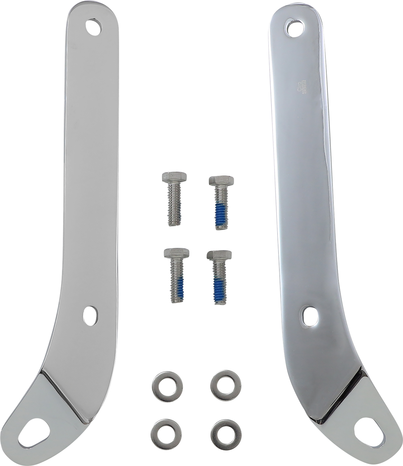 Ciro Chrome Motorcycle Tie Down Brackets for 2015-2022 Harley Road Glide FLTR