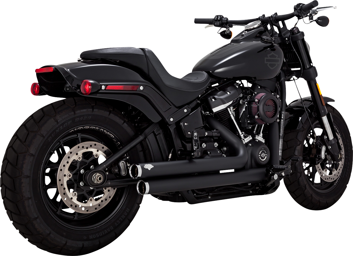 Vance & Hines Big Shots Staggered Exhaust System 2018-2022 Harley Softail Models