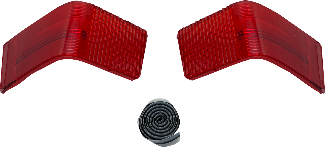 Custom Dynamics Tour-Pak Replacement Red Taillight Lens 1989-2013 Harley Touring
