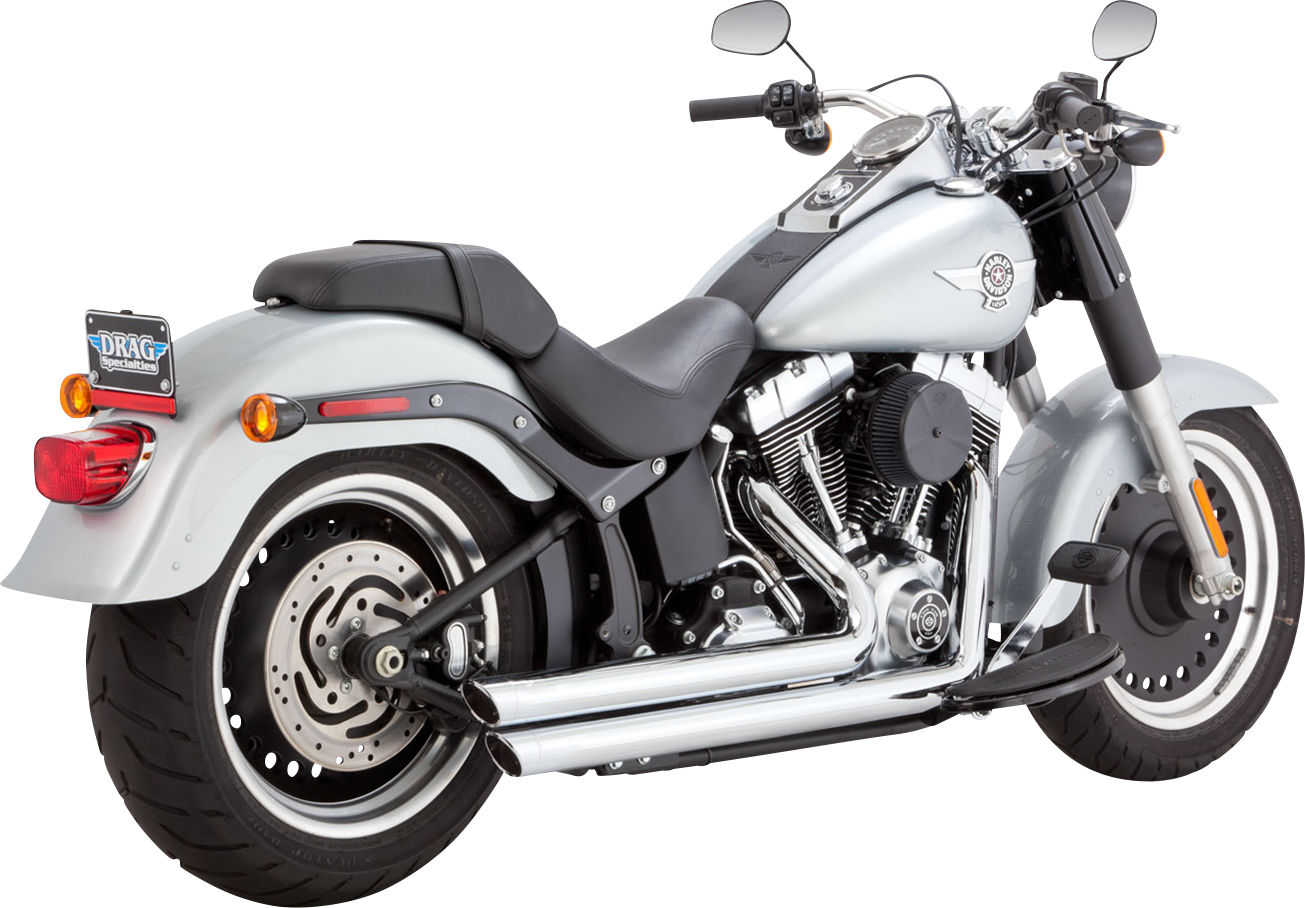 Vance & Hines Big Shots Staggered Exhaust System 1986-2017 Harley Softail Models