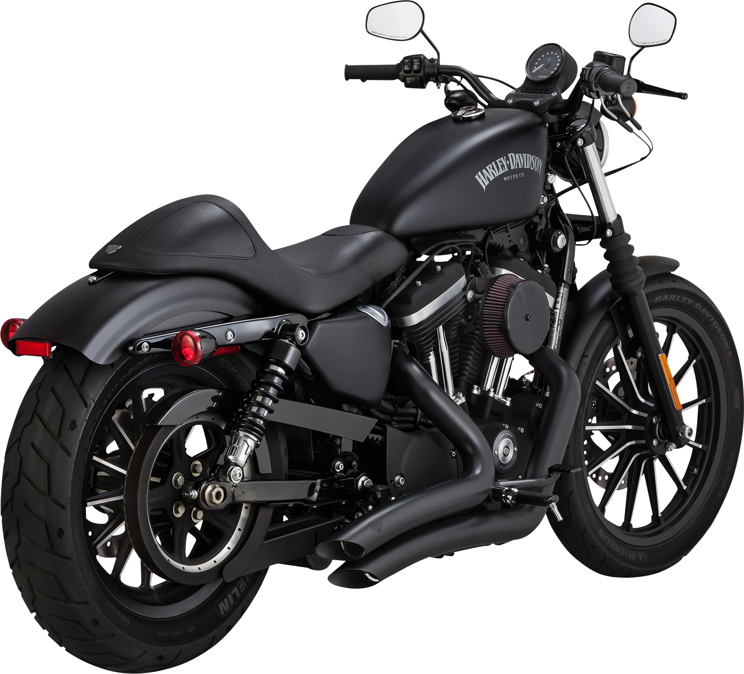 Vance & Hines Black Big Radius Exhaust System 2014-2022 Harley Sportster 46367