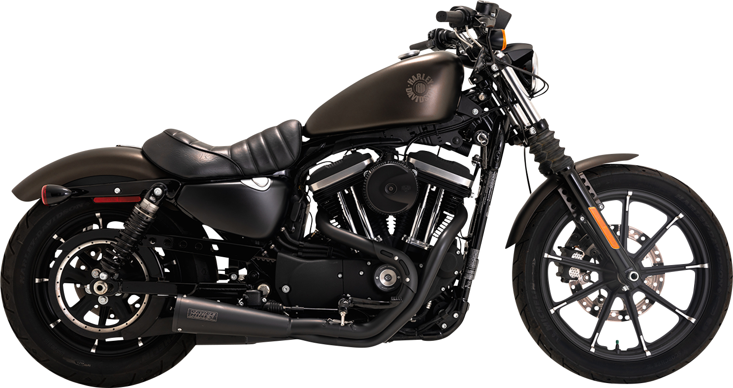 Vance & Hines 2-1 Stainless Steel Upsweep Exhaust for 2004-2013 Harley Sportster