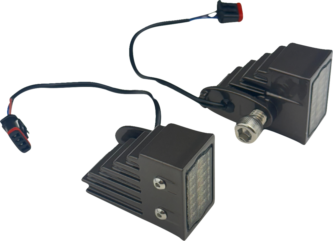 Custom Dynamics Smoke Front LED Turn Signals for 2018-2024 Harley Low Rider ST