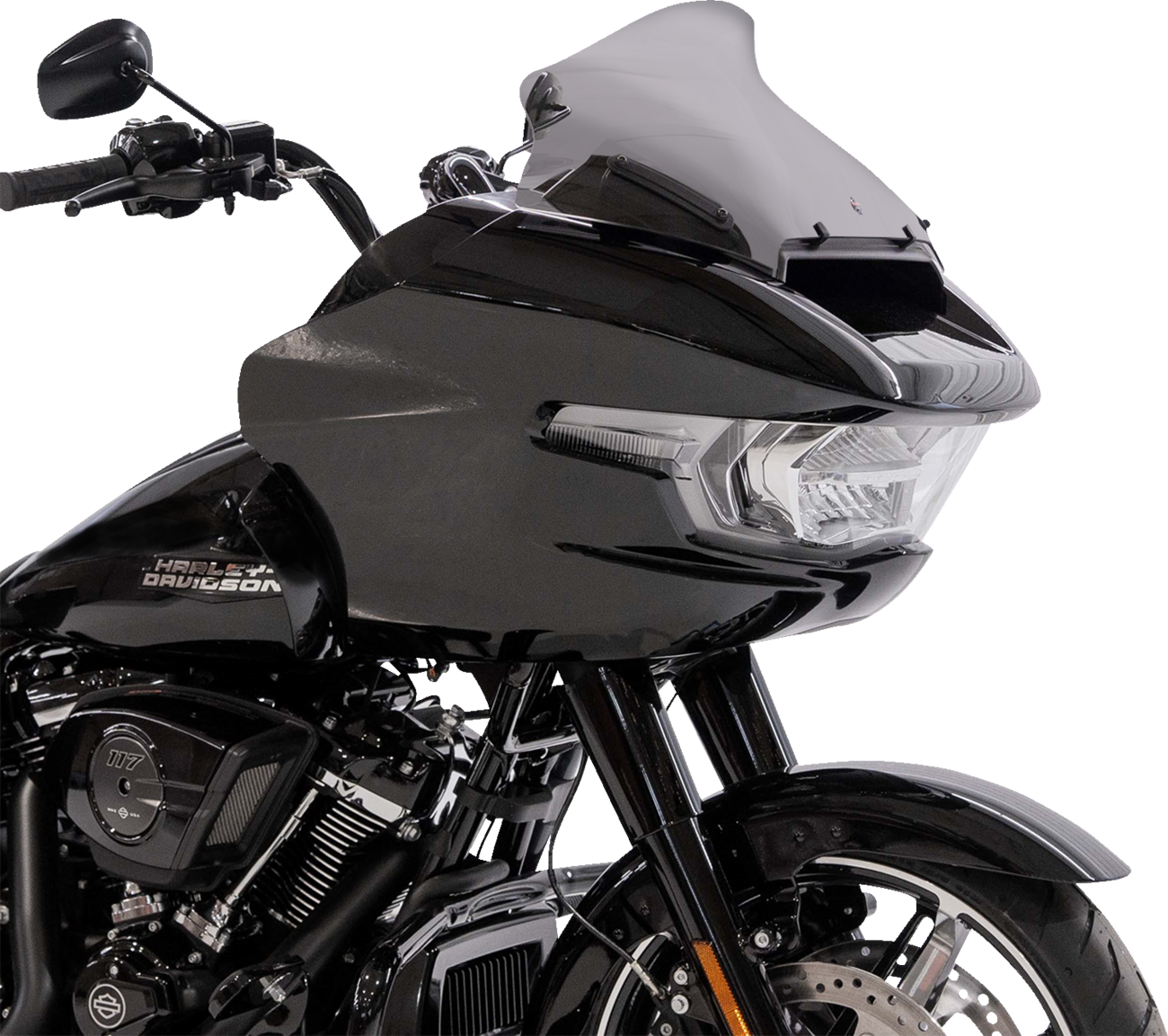 Klock Werks Sport Flare 11" Tint Windshield for 2023-2024 Harley Road Glide FLTR