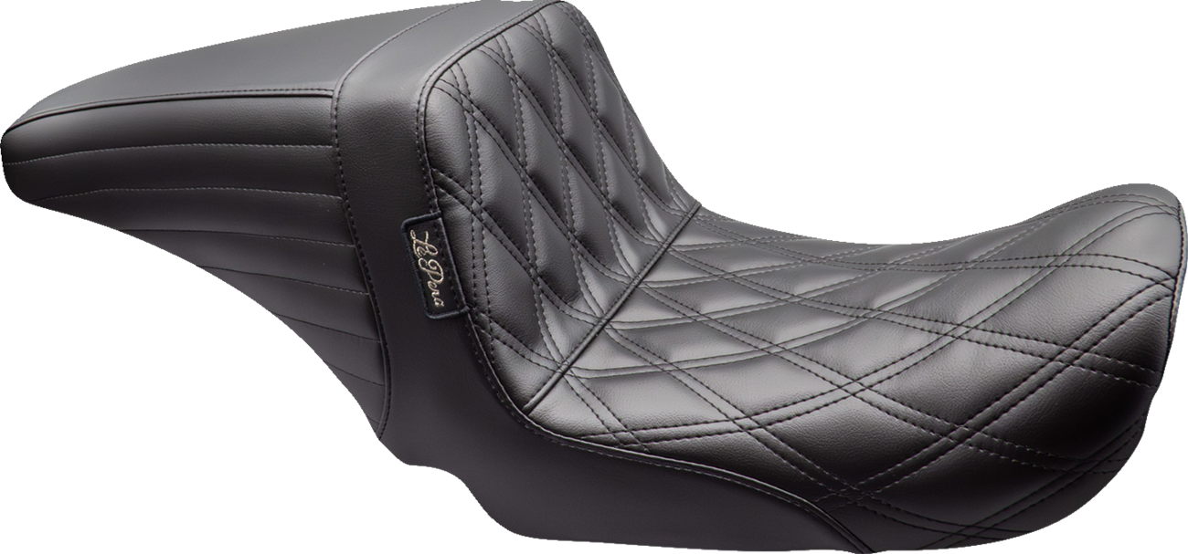 Le Pera Kickflip Up Front Diamond Stitch Seat fits 2006-2017 Harley Dyna FXD