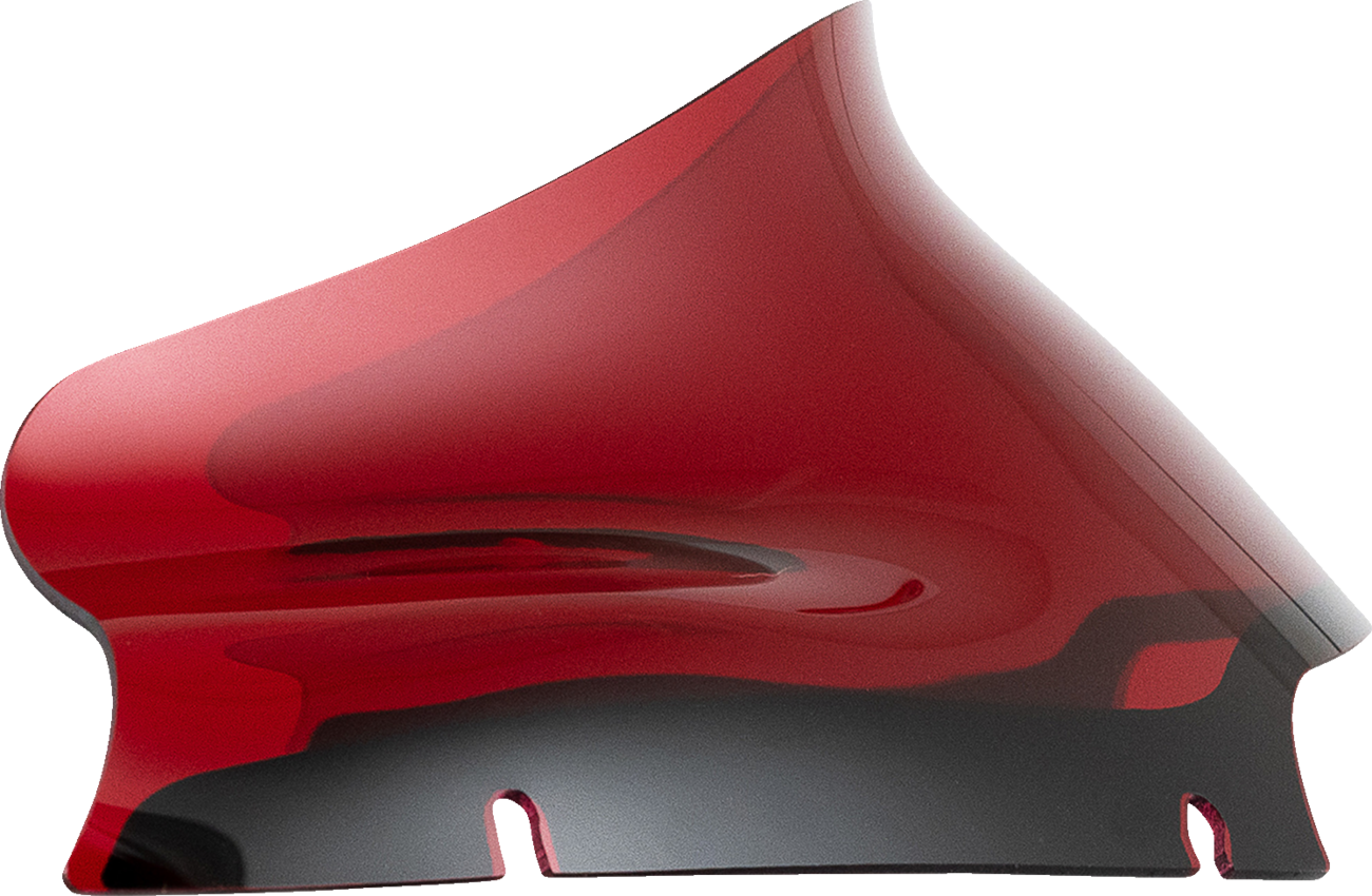 Klock Werks Kolor Flare 6" Red Windshield fits 2015-2023 Harley Road Glide FLTR