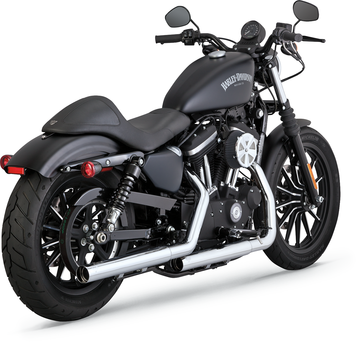 Vance & Hines Straightshots Slip On Mufflers for 2014-2021 Harley Sportster XL