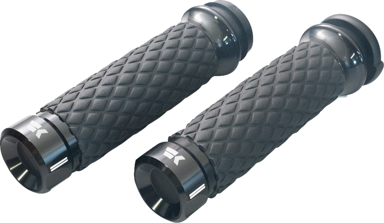 Khrome Werks Klassic Contour TBW Hand Grips fits 2008-24 Harley Touring Softail