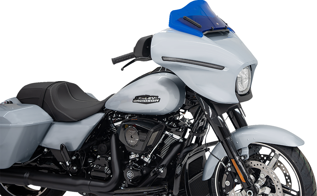 Klock Werks Kolor Flare 8" Blue Windshield fits 2023-2024 Harley Street Glide
