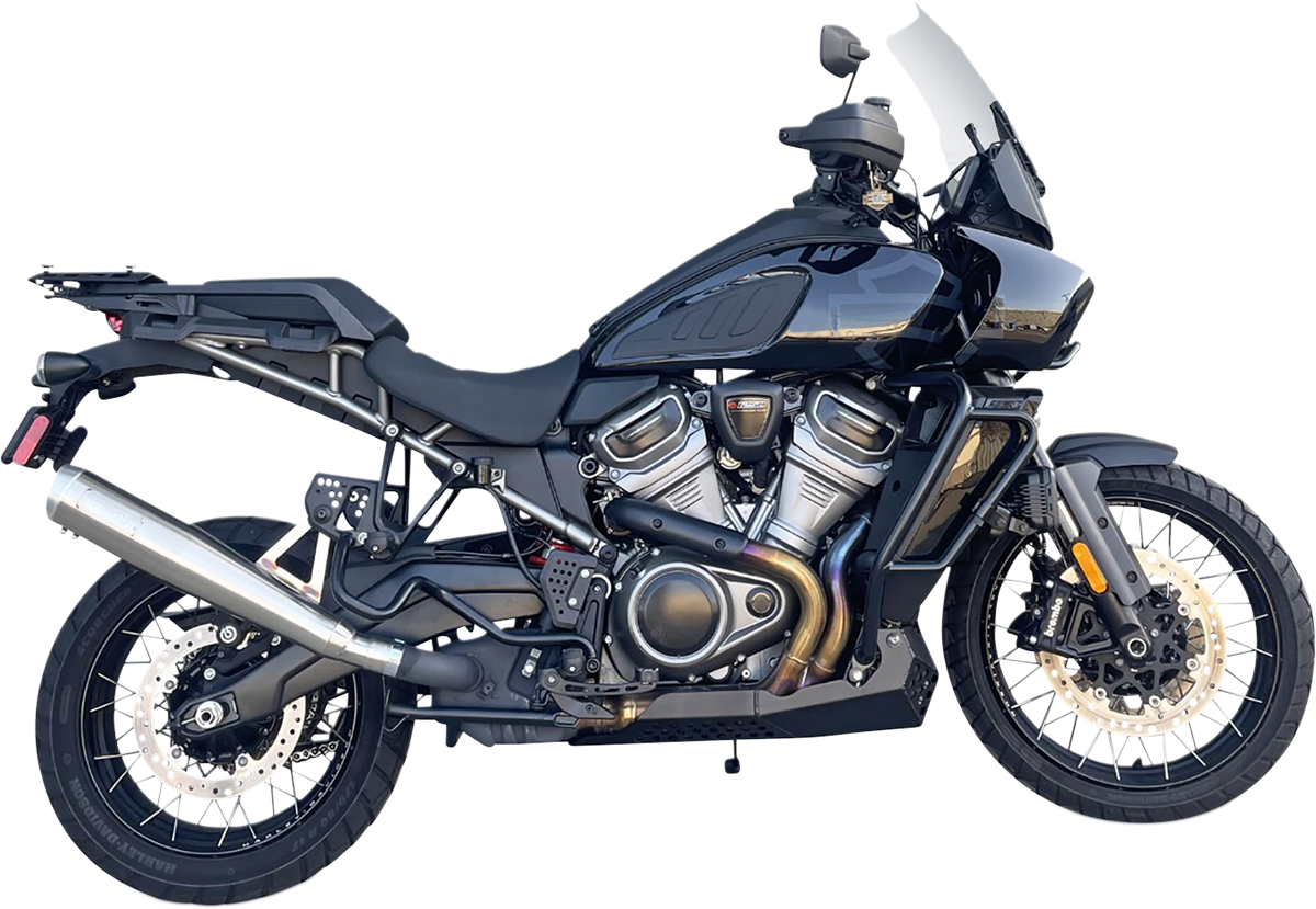 Bassani 4" Stainless Steel Motorcycle Slip-On Exhaust 2021-22 Harley Pan America