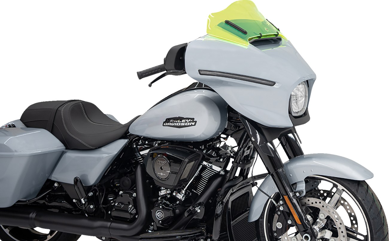 Klock Werks Kolor Flare 8" Green Ice Windshield for 2023-24 Harley Street Glide