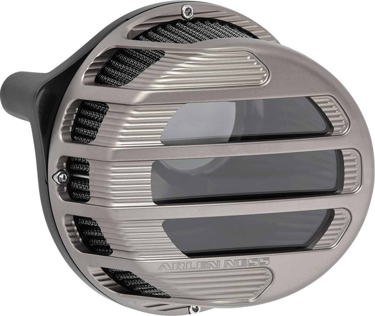 Arlen Ness Silver Sidekick Air Cleaner Kit for 2023-24 Harley Road Street Glide