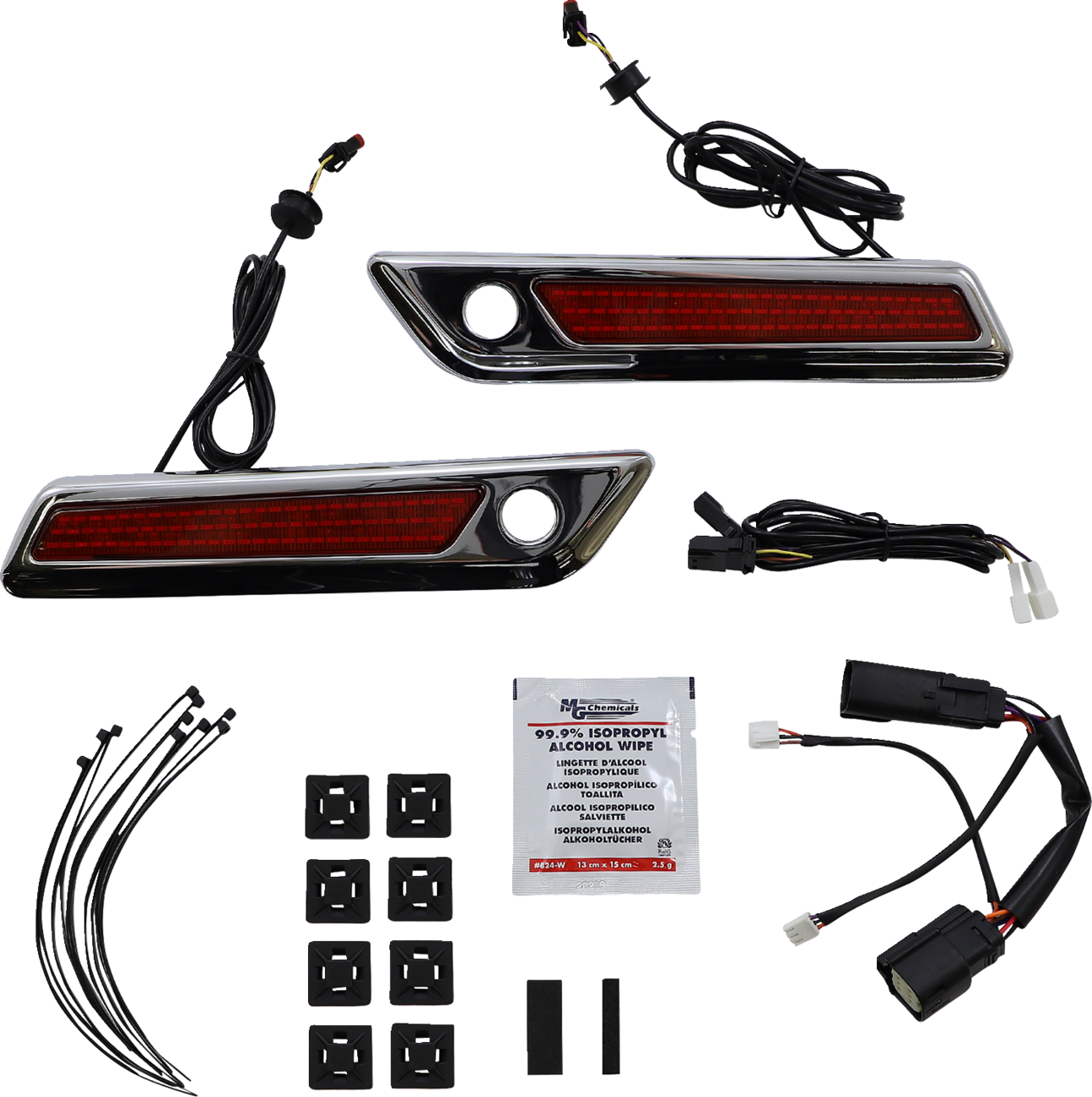 Custom Dynamics LED Saddlebag Latch Lights for 2014-2023 Harley Touring Models