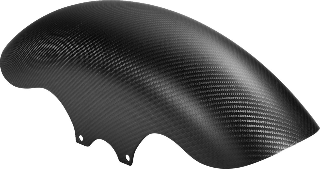 Slyfox Bolt On Carbon Fiber Front Black Fender 19" for 2014-2022 Harley Touring