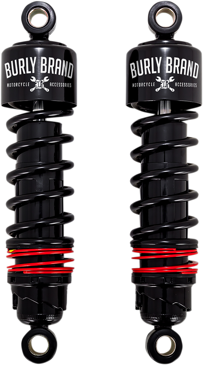 Burly Brand Slammer Plus Standard Rear Shocks for 1980-2024 Harley Touring