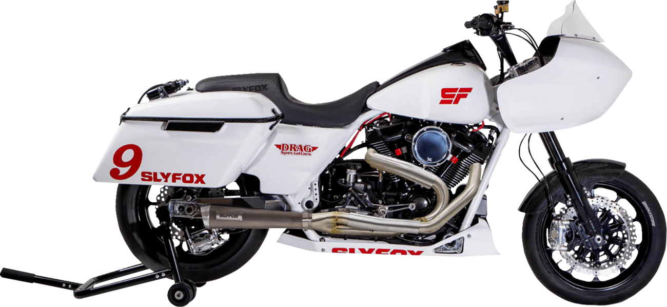 Slyfox 2-into-1  Full Exhaust System fits 2017-2023 Harley Touring FLTR FLHX M8
