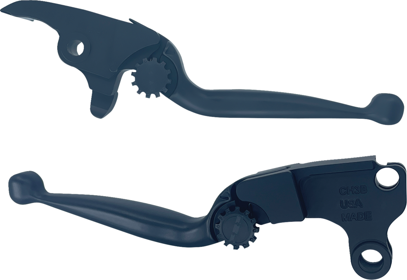 PSR Black Adjustable Journey Handlebar Lever Set fits 2023-2024 Harley FLTRX