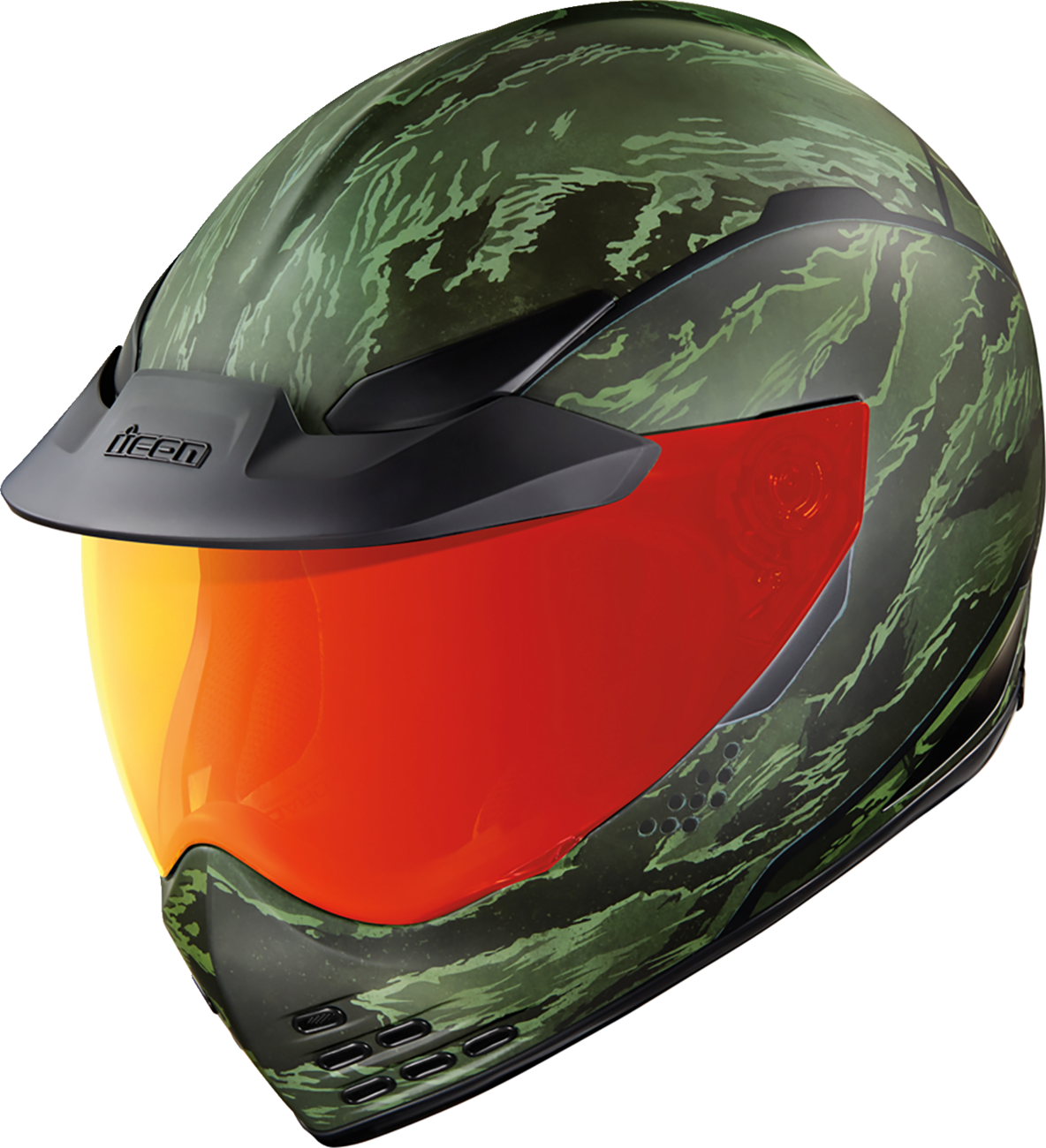 Icon Domain Tigers Blood Unisex Adult Motorcycle Street Racing Full Face Helmet