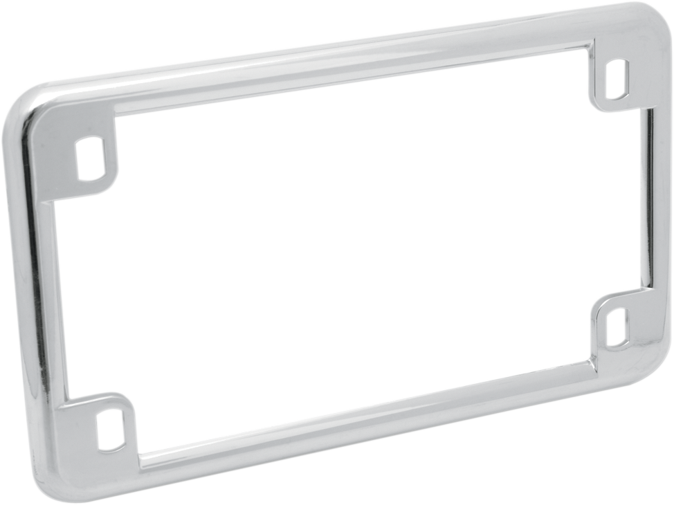 Chris Products 4"x7" Motorcycle Universal Chrome License Plate Frame Harley