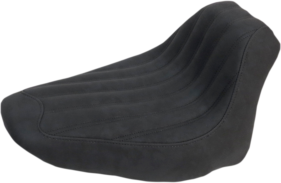 Saddlemen Knuckle Ribbed Stitch Solo Motorcycle Seat 2006-2017 Harley Softail