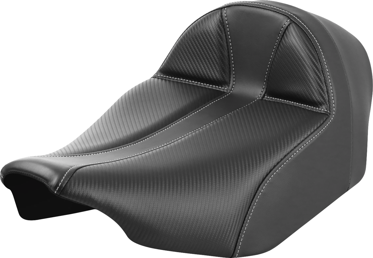 Saddlemen Dominator Carbon Fiber Extended Gel Solo Seat 2023-2025 Harley Touring