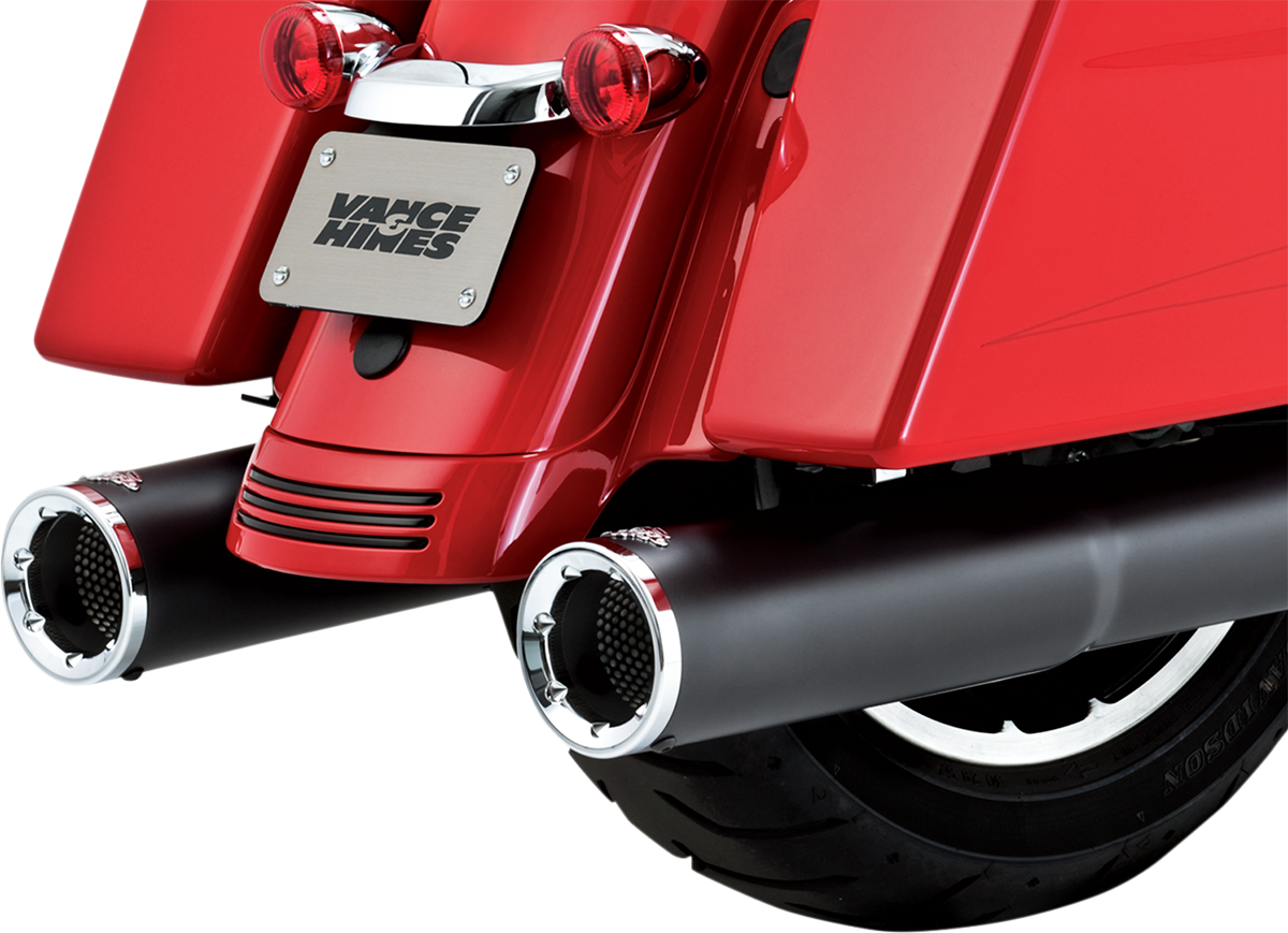 Vance & Hines Hi Output 4.5" Exhaust Mufflers 2017-2023 Harley Touring 46463