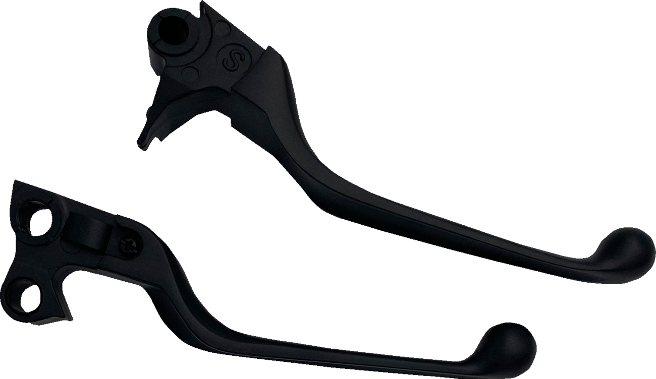 Drag Specialties Narrow Black Lever Set fits 1996-2017 Harley Touring Softail