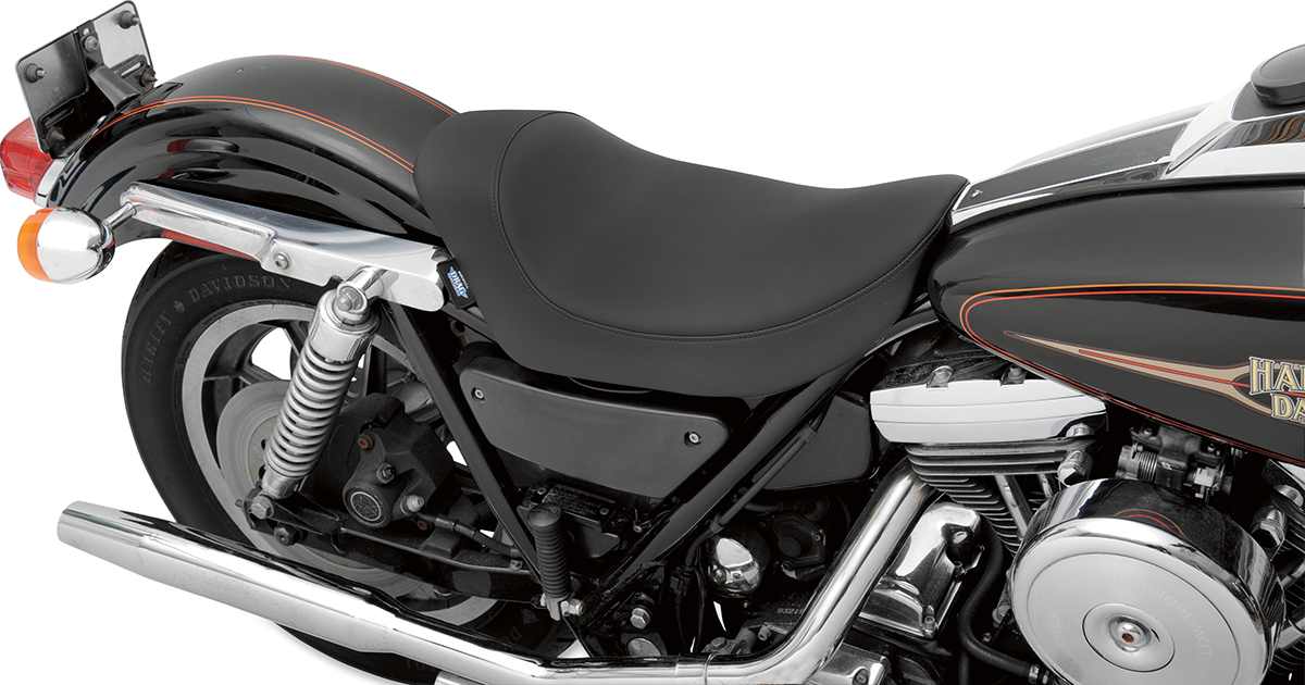 Drag Specialties EZ Mount Solo Seat for 1982-2000 Harley Davidson FXR FXRS FXRC