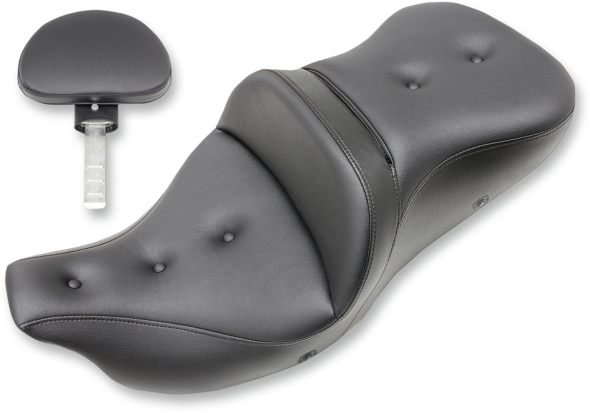 Saddlemen Extended Reach Heated Road Sofa Seat for 2008-2023 Harley Touring FLTR
