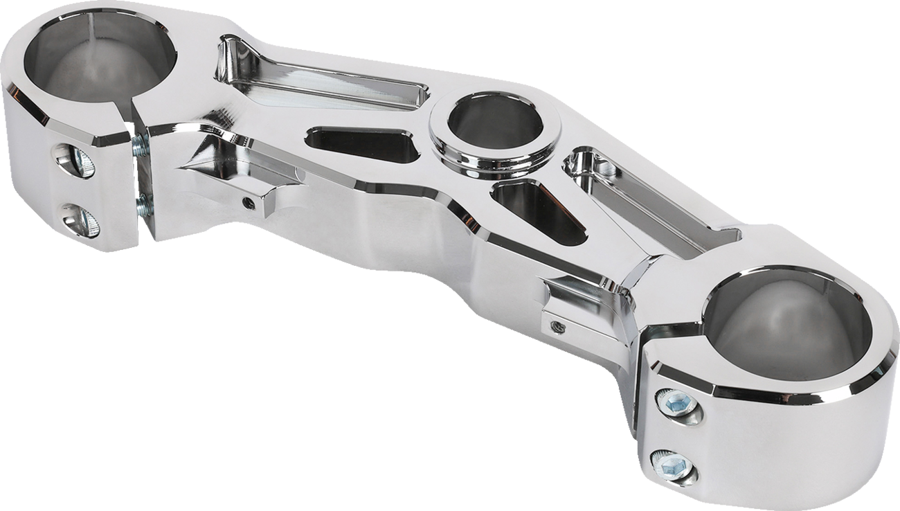 Thrashin Supply Chrome Bottom Triple Tree fits 2024 Harley Road Glide FLTRX