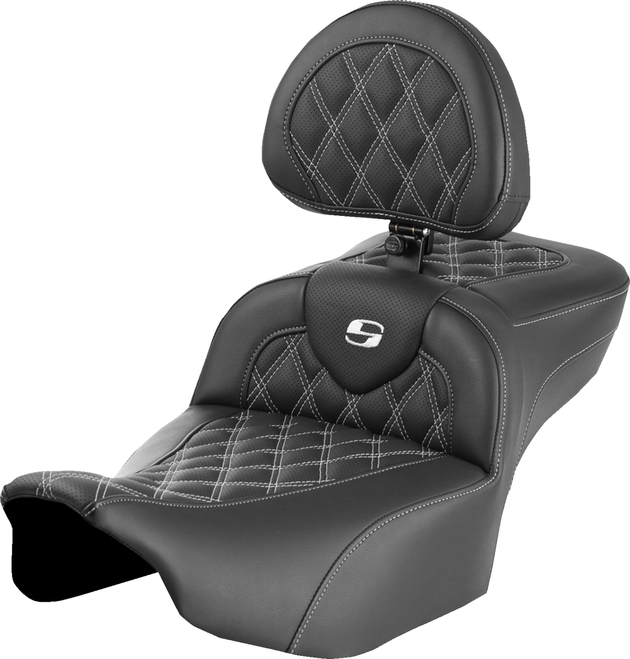 Saddlemen Roadsofa w/ Backrest Gel Seat for 2023-25 Harley Touring Road Glide