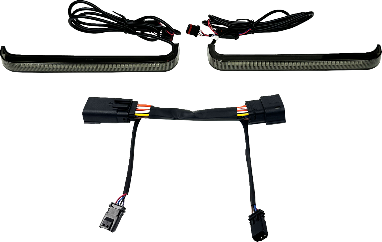 Custom Dynamics Low Profile LED Smoke Saddlebag Lights 2023-2024 Harley Touring