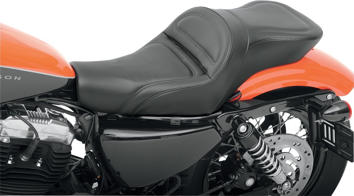 Saddlemen Black Comfortabe Explorer Seat fits 2004-22 Harley Davidson Sportster