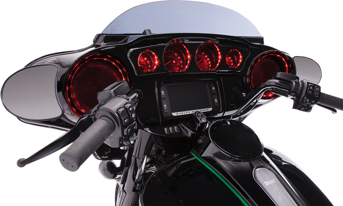 Ciro Shock & Awe LED Speaker Accent Kit fits 2014-2021 Harley Touring Models