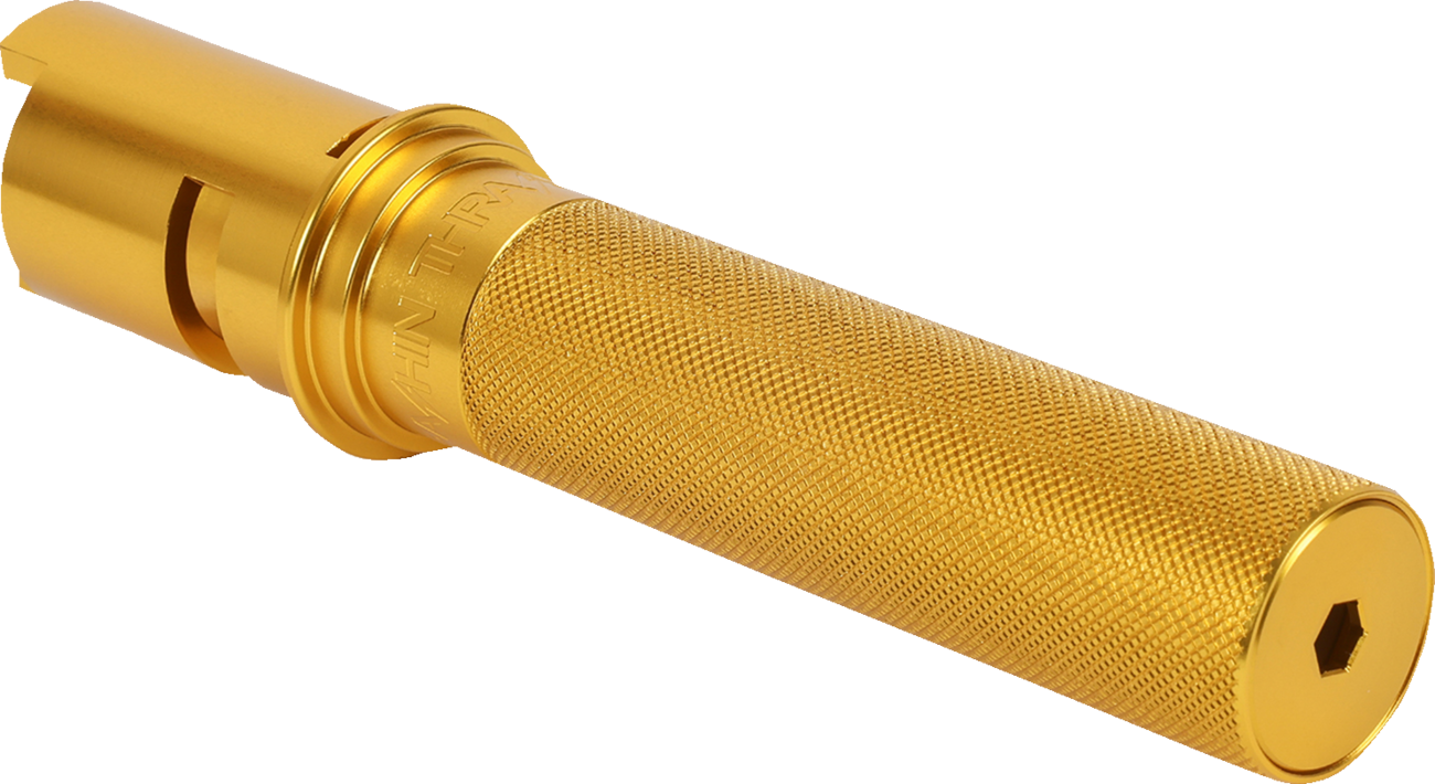 Thrashin Knurled Gold Gen 2 TBW 1" Throttle Tube for 2023-2024 Harley Touring