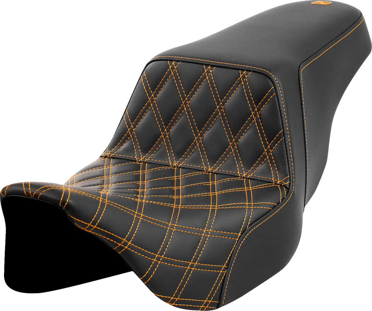 Saddlemen Gold Lattice Stitch Step-Up Gel Seat 2008-2023 Harley Touring FLHX