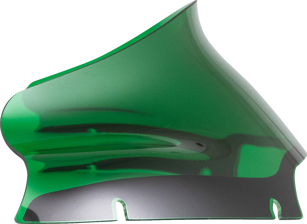 Klock Werks Kolor Flare 6" Green Windshield for 2015-2023 Harley Road Glide FLTR