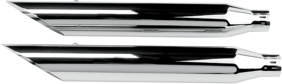 Khrome Werks HP-Plus 3" Chrome Slip-On Mufflers for 2007-17 Harley Softail FXST