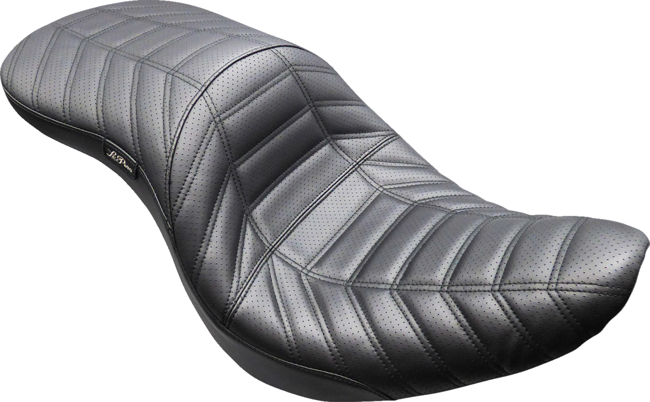 Le Pera Maverick Track Pleated Seat fits 2018-2025 Harley Softail FXLR FLSB