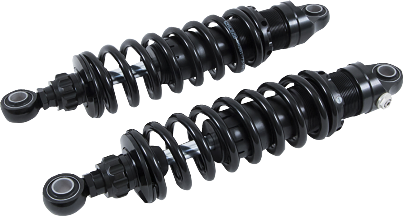 Ohlins HD 765 Twin 13" STX36 Blackline Rear Shocks for 1991-2017 Harley Dyna FXD