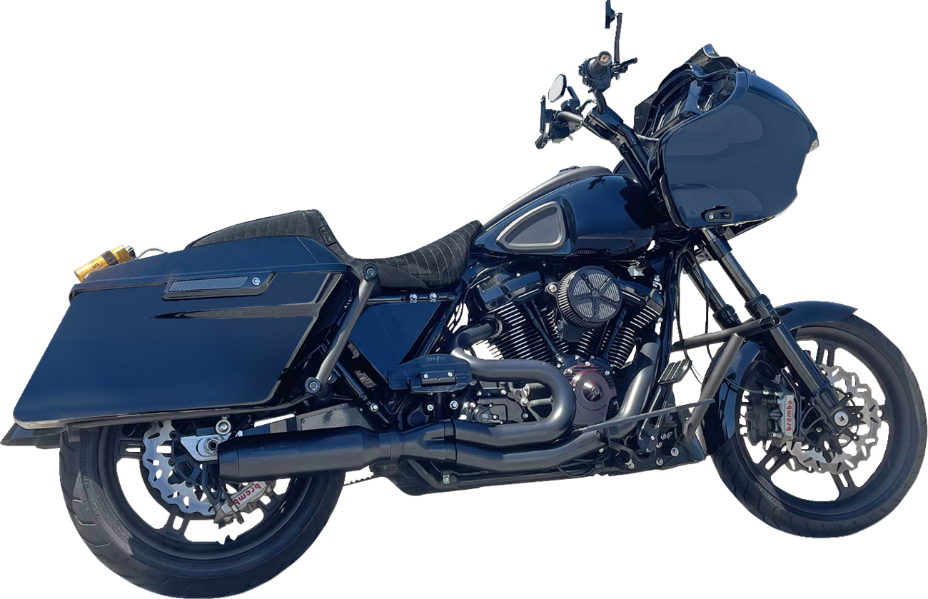 Bassani Super Bike 2-1 Mid-Length Exhaust System for 2017-2025 Harley Touring M8