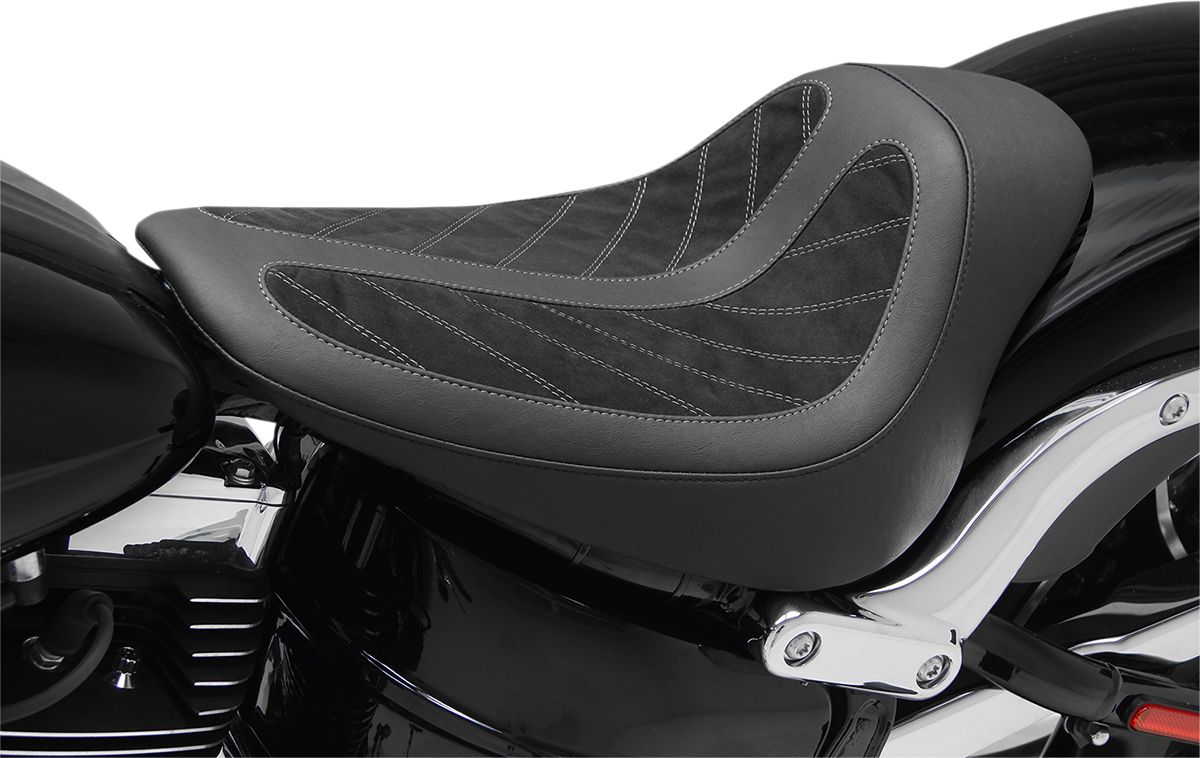 Mustang Kodlin Series Ribbed Solo Seat fits 2013-2017 Harley Softail Breakout