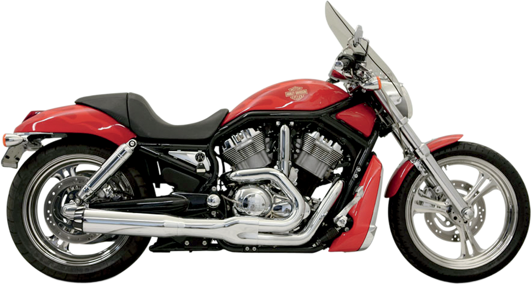 Bassani Xhaust Road Rage II 2-Into-1 Motorcycle Exhausts 2002-2005 Harley V-Rod