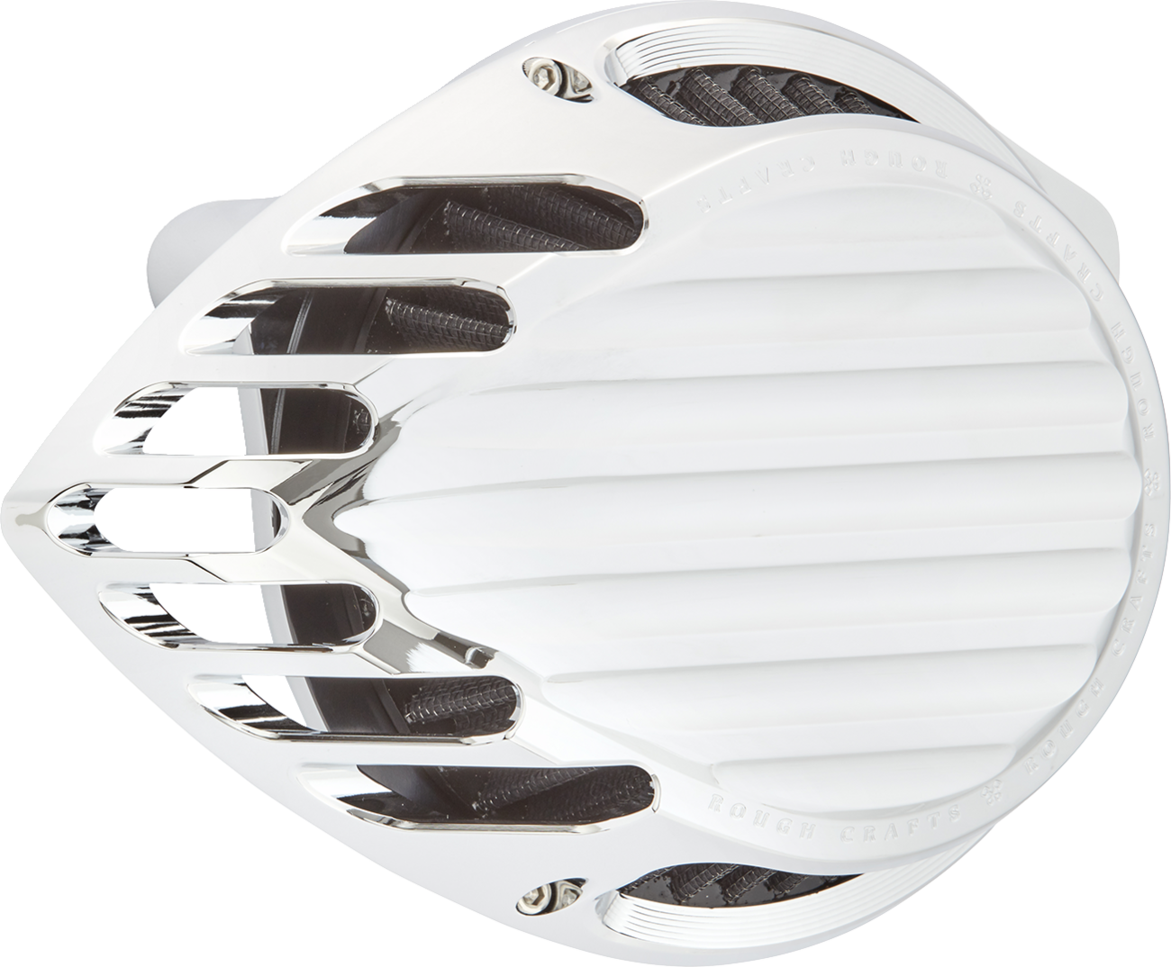 Arlen Ness Chrome Rough Craft Air Cleaner Kit 2023-2024 Harley Road Street Glide