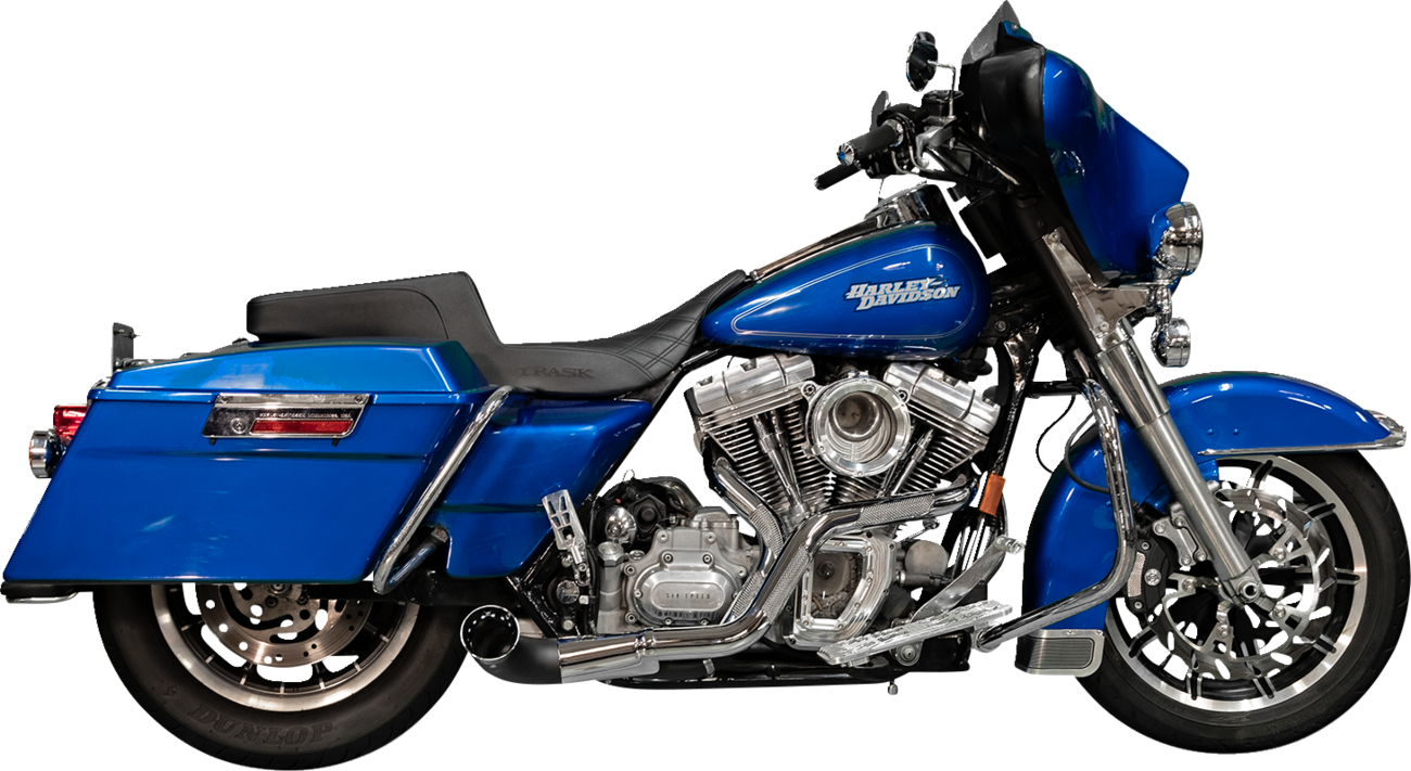Trask Nasty Bastard 2:1 Exhaust System for 1997-2016 Harley Davidson Touring